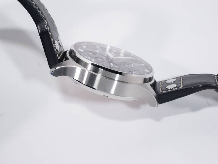 IWC Big Pilot's Watch Perpetual Calendar Ref. IW503605 Stainless Steel Blue Dial Excellent Condition o8rsojxm