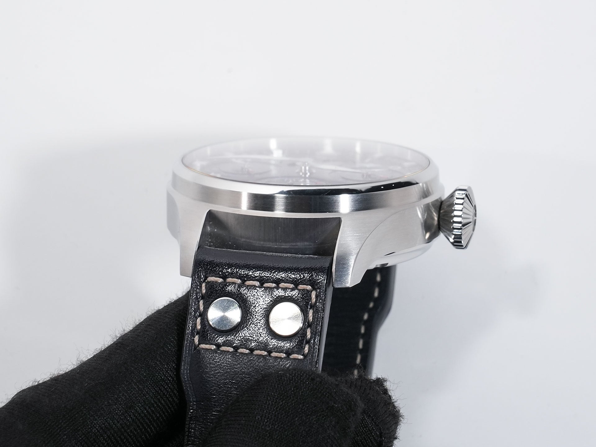 IWC Big Pilot's Watch Perpetual Calendar Ref. IW503605 Stainless Steel Blue Dial Excellent Condition o8rsojxm