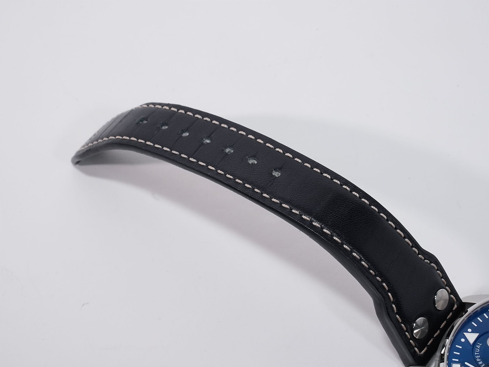 IWC Big Pilot's Watch Perpetual Calendar Ref. IW503605 Stainless Steel Blue Dial Excellent Condition o8rsojxm