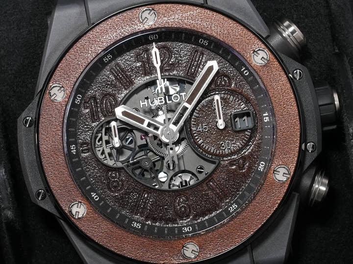 Hublot Big Bang Unico Berluti Cold Brown Ref. 411.CI.0500.VR.BER20 Black Ceramic Brown Dial Excellent Condition eozjecdg