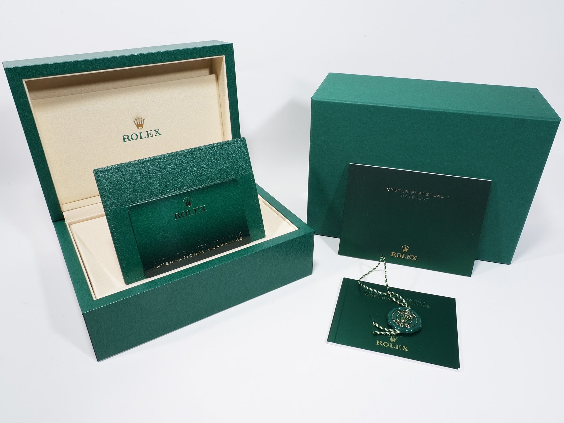 Rolex Datejust 41 Ref. 126334 Stainless Steel/White Gold Mint Green Dial Jubilee Bracelet Unused szm25xss