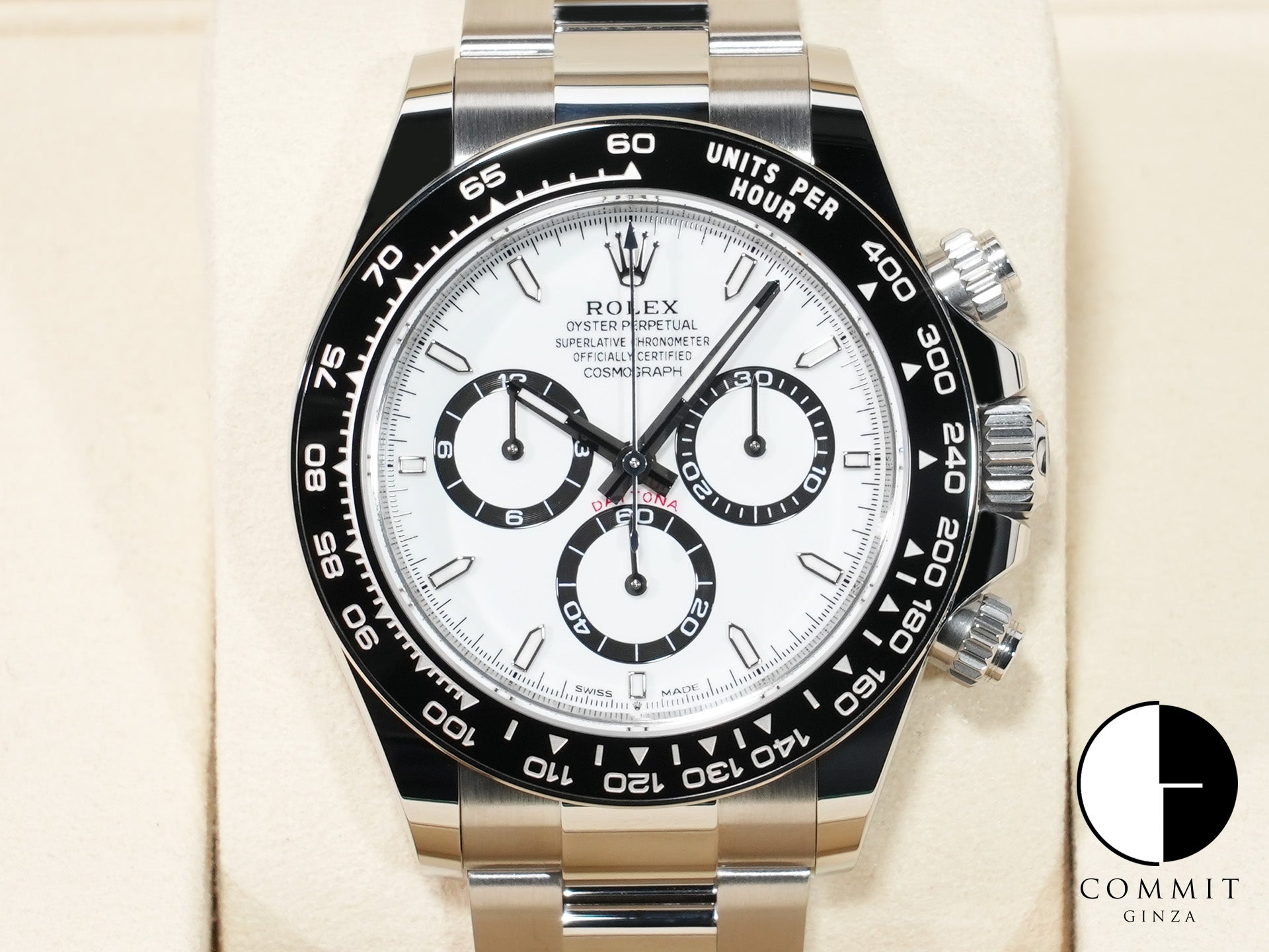 Rolex Daytona Ref. 126500LN Stainless Steel White Dial Unused 9ddk9y8x