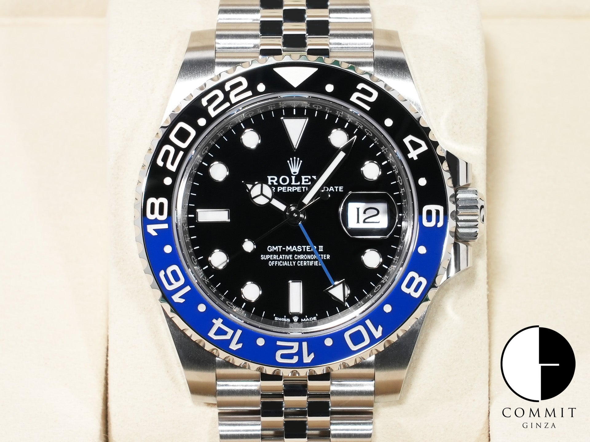 ロレックス GMTマスターII Ref.126710BLNR ステンレススチール ブラック文字盤 ジュビリーブレスレット 未使用 jzo5f3fa