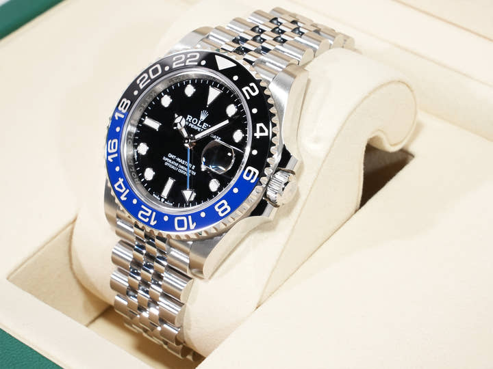 ロレックス GMTマスターII Ref.126710BLNR ステンレススチール ブラック文字盤 ジュビリーブレスレット 未使用 jzo5f3fa