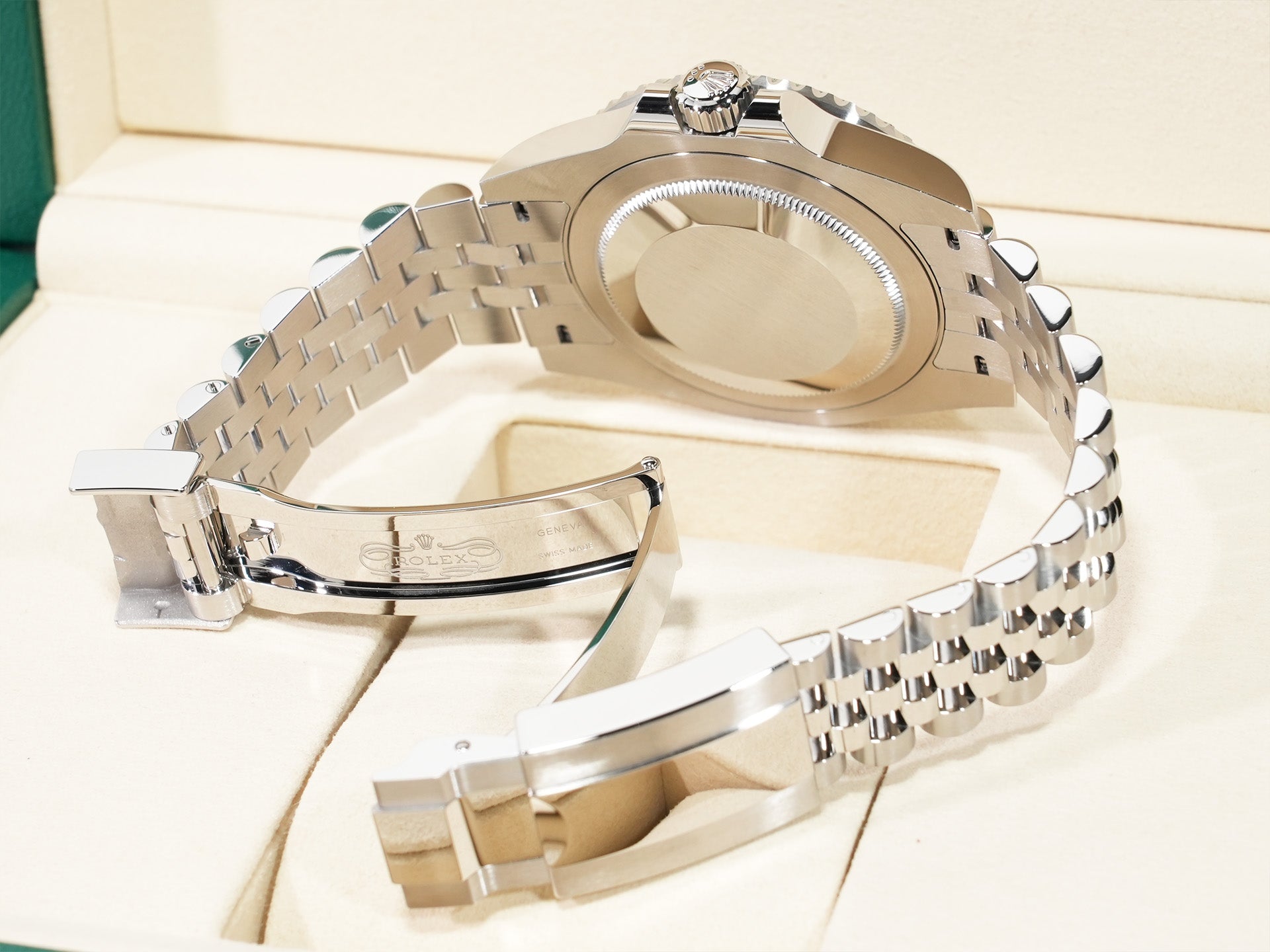 ロレックス GMTマスターII Ref.126710BLNR ステンレススチール ブラック文字盤 ジュビリーブレスレット 未使用 jzo5f3fa