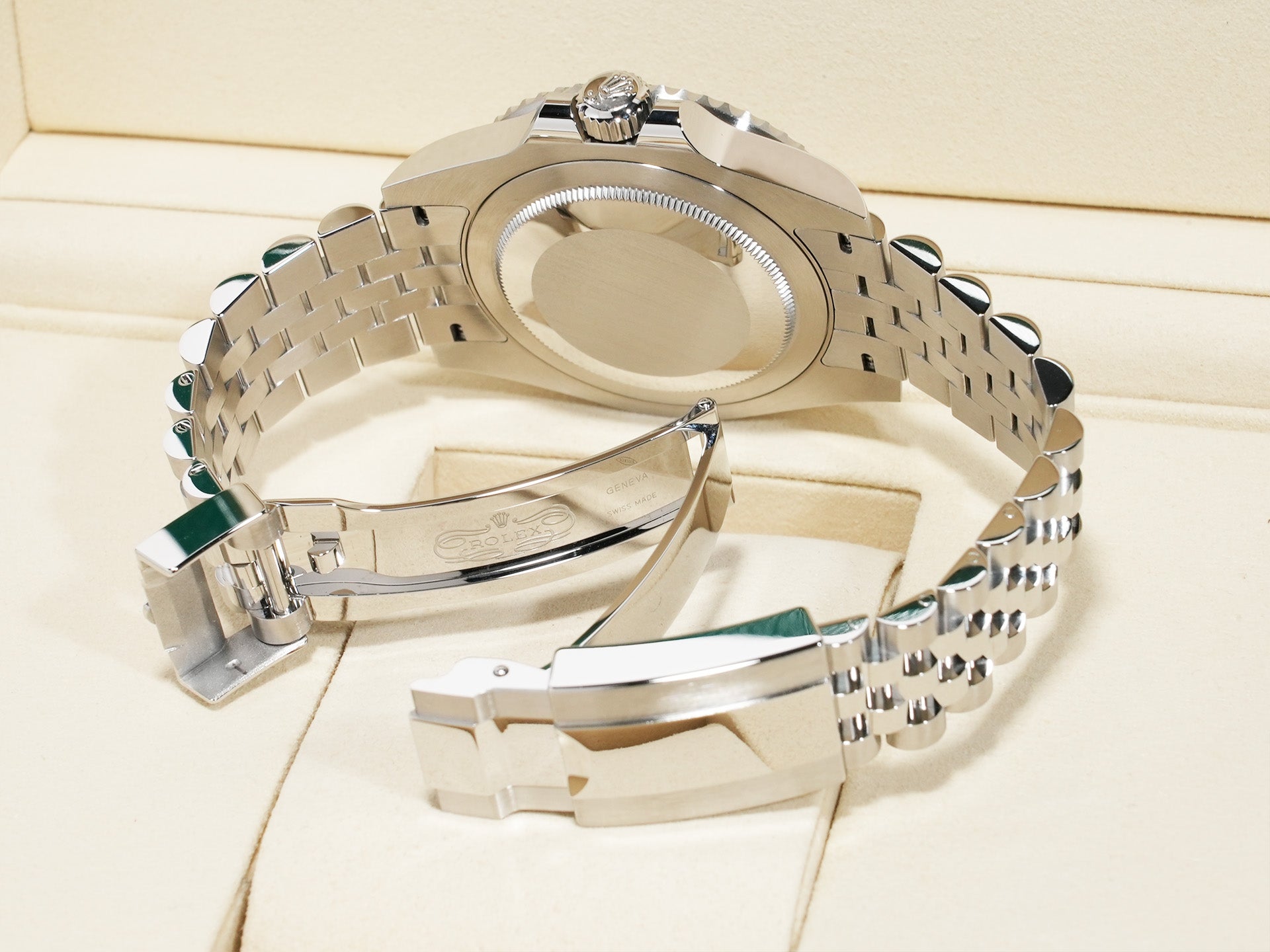 ロレックス GMTマスターII Ref.126710GRNR ステンレススチール ブラック文字盤 ジュビリーブレスレット 未使用 6wpio9uj