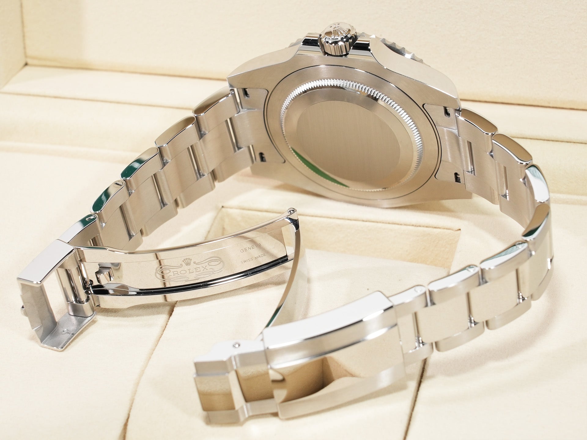 ロレックス GMTマスターII Ref.126710GRNR ステンレススチール ブラック文字盤 オイスターブレスレット 未使用 c7qwmmdn