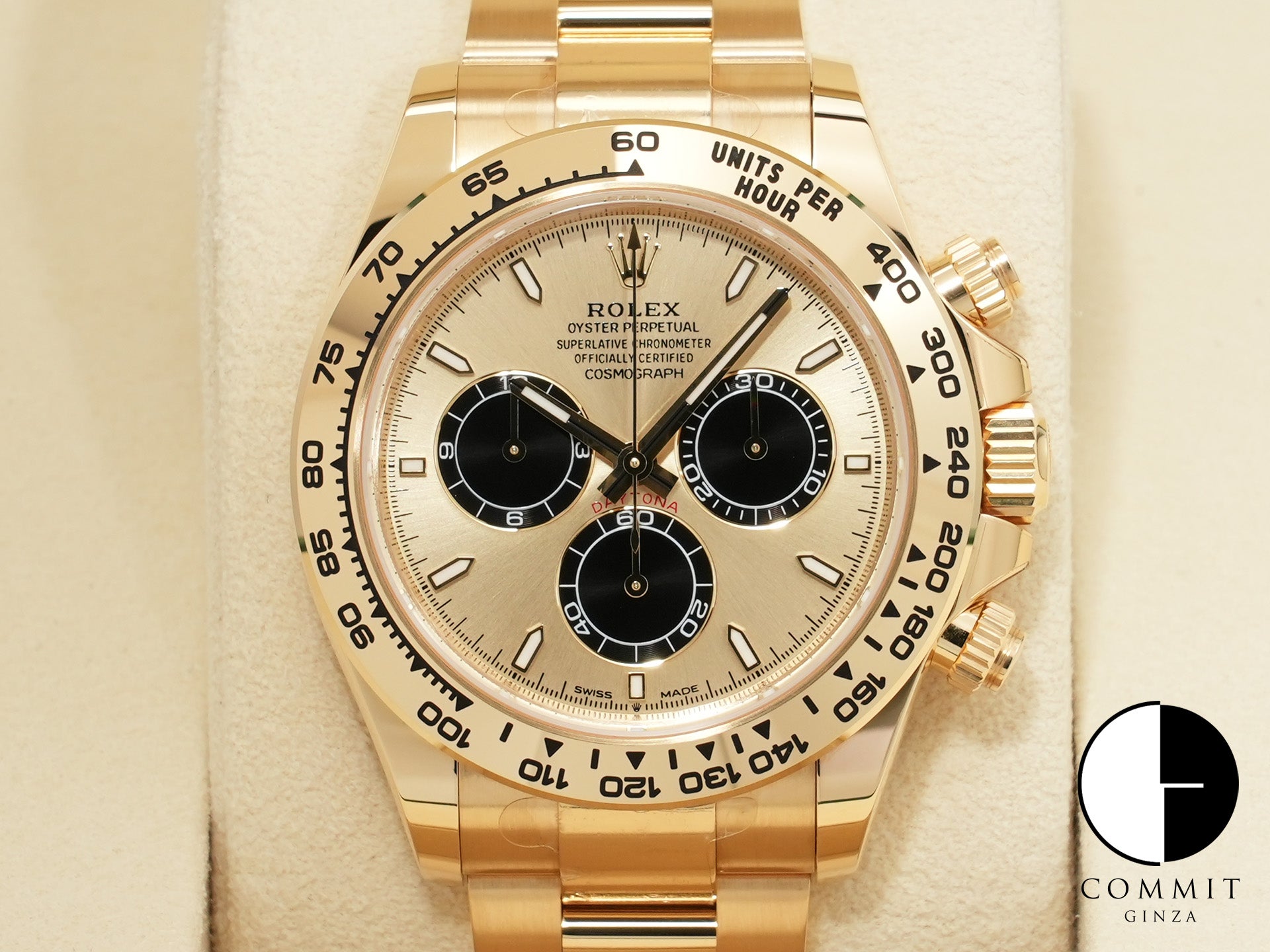 Rolex Daytona Ref. 126508 Yellow Gold with Golden and Bright Black Dial, Unused (fa9v9mqi)