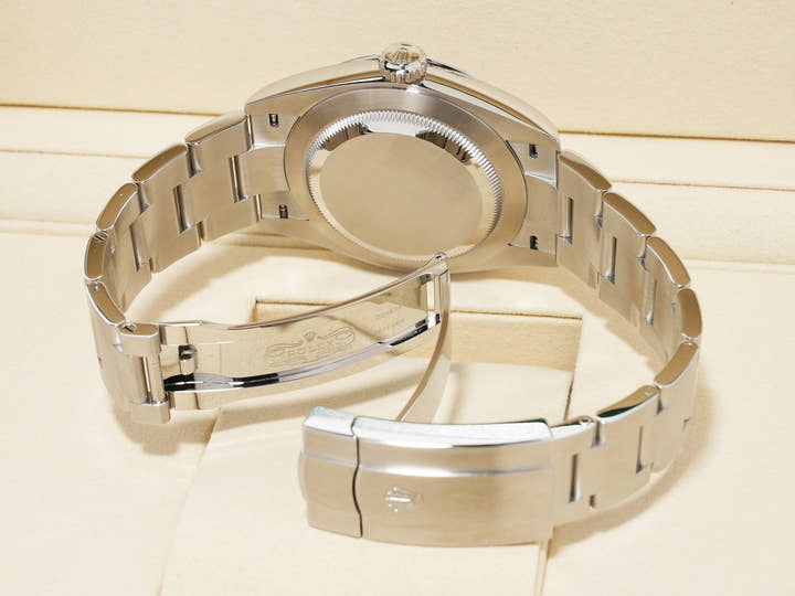 ロレックス オイスターパーペチュアル41 Ref.134300 ステンレススチール メッドブルー文字盤 未使用 sdz7amvn