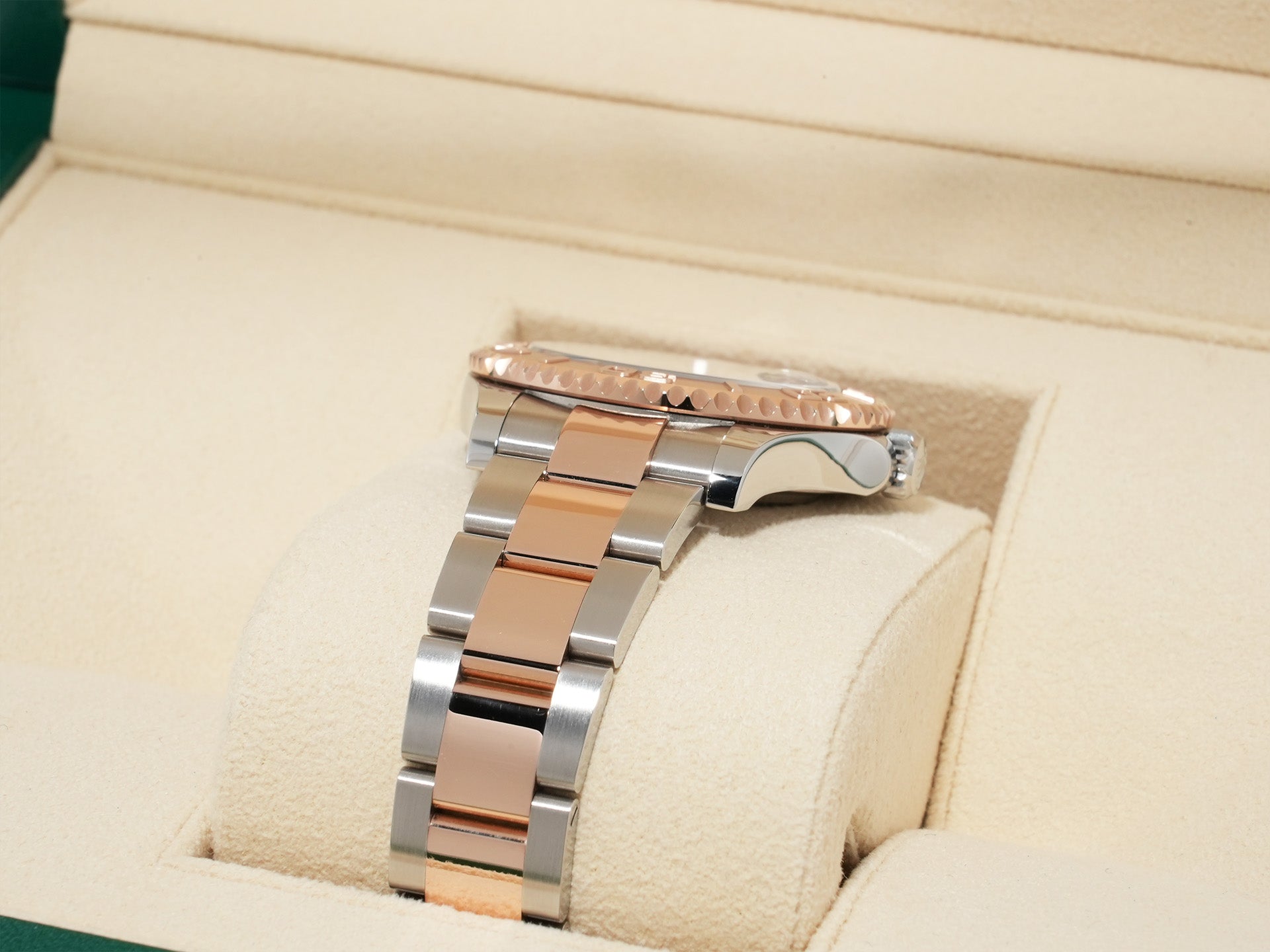 ロレックス ヨットマスター37 Ref.268621 ステンレススチール/エバーローズゴールド チョコレート文字盤 美品 s6hoy64x