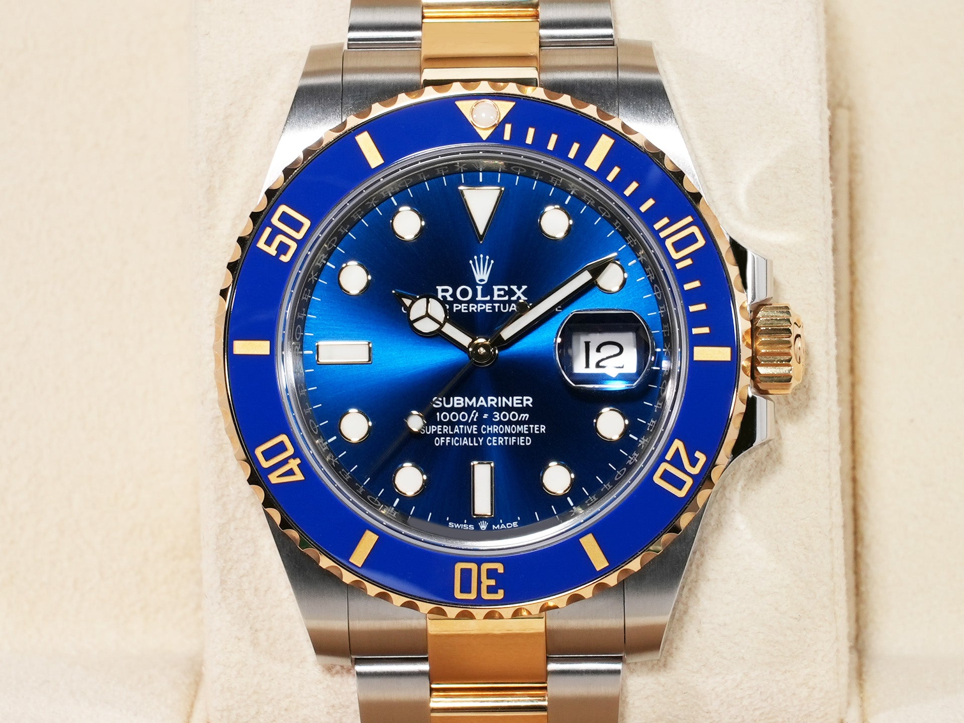 Rolex Submariner Date Ref. 126613LB Stainless Steel/Yellow Gold Blue Dial Excellent Condition x7ytqn46