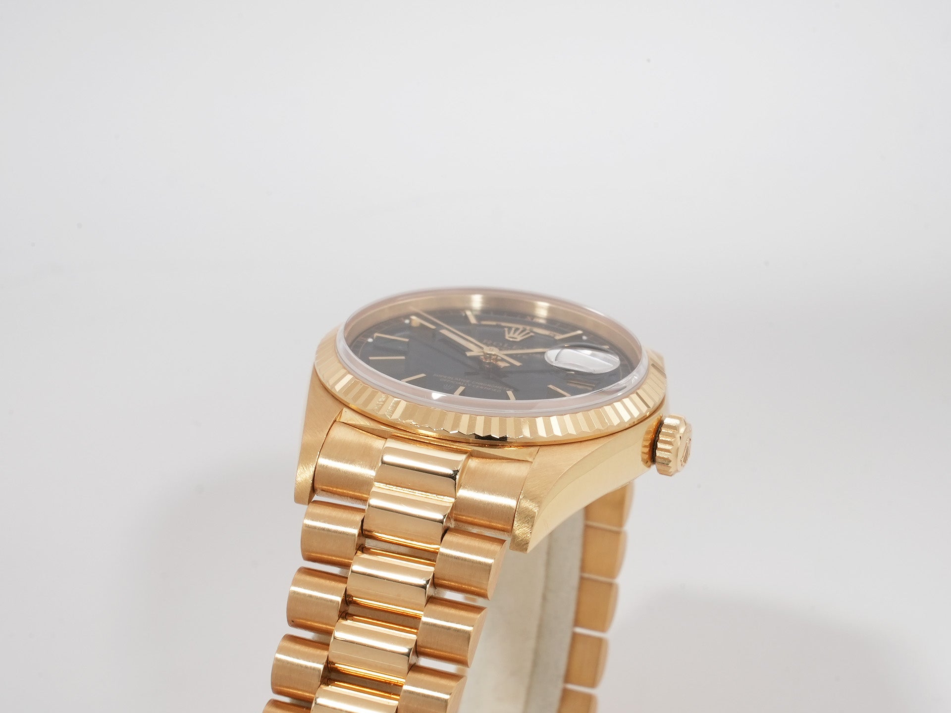 ロレックス デイデイト36 Ref.18038 イエローゴールド ブルー文字盤 中古 3efycruu