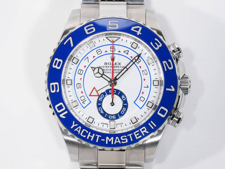 ロレックス ヨットマスターII Ref.116680 ステンレススチール ホワイト文字盤 中古 jgq8cq8i