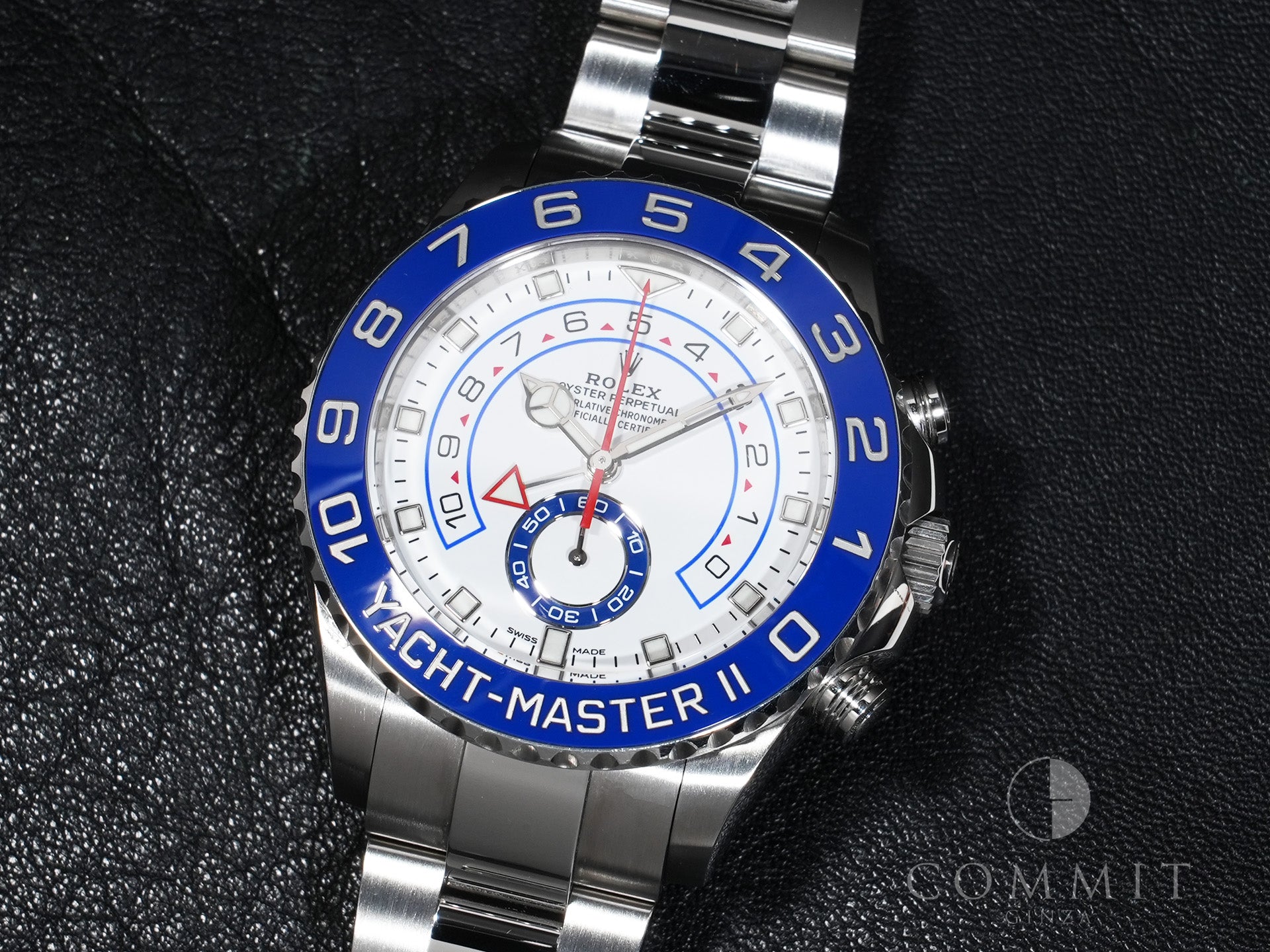 ロレックス ヨットマスターII Ref.116680 ステンレススチール ホワイト文字盤 中古 jgq8cq8i