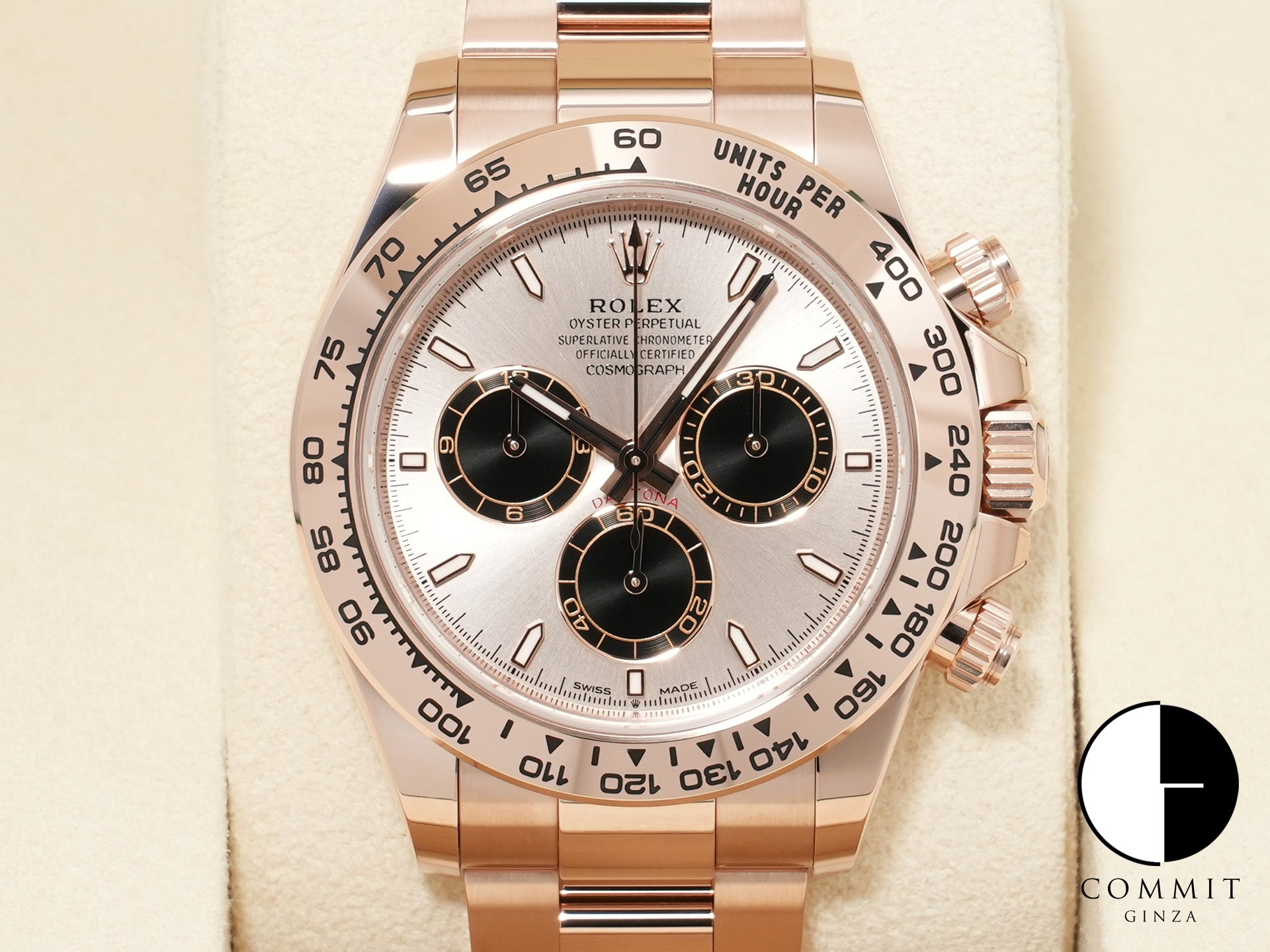 Rolex Daytona Ref. 126505 Everose Gold Sanddust with Bright Black Dial Unused bjw7vxvj