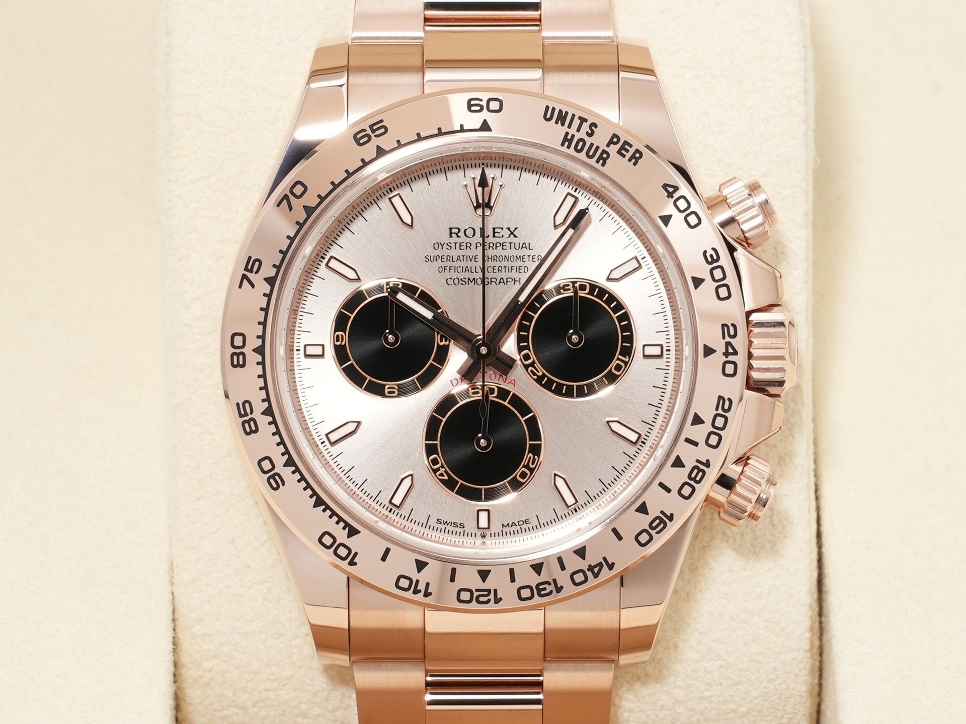 Rolex Daytona Ref. 126505 Everose Gold Sanddust with Bright Black Dial Unused bjw7vxvj