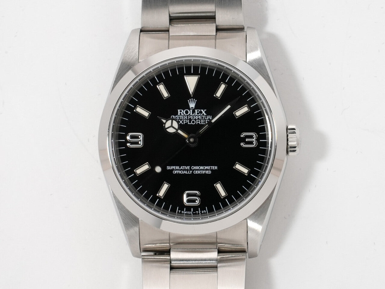 ロレックス エクスプローラーI Ref.14270 ステンレススチール ブラック文字盤 オイスターブレスレット 中古 h9gaxuav