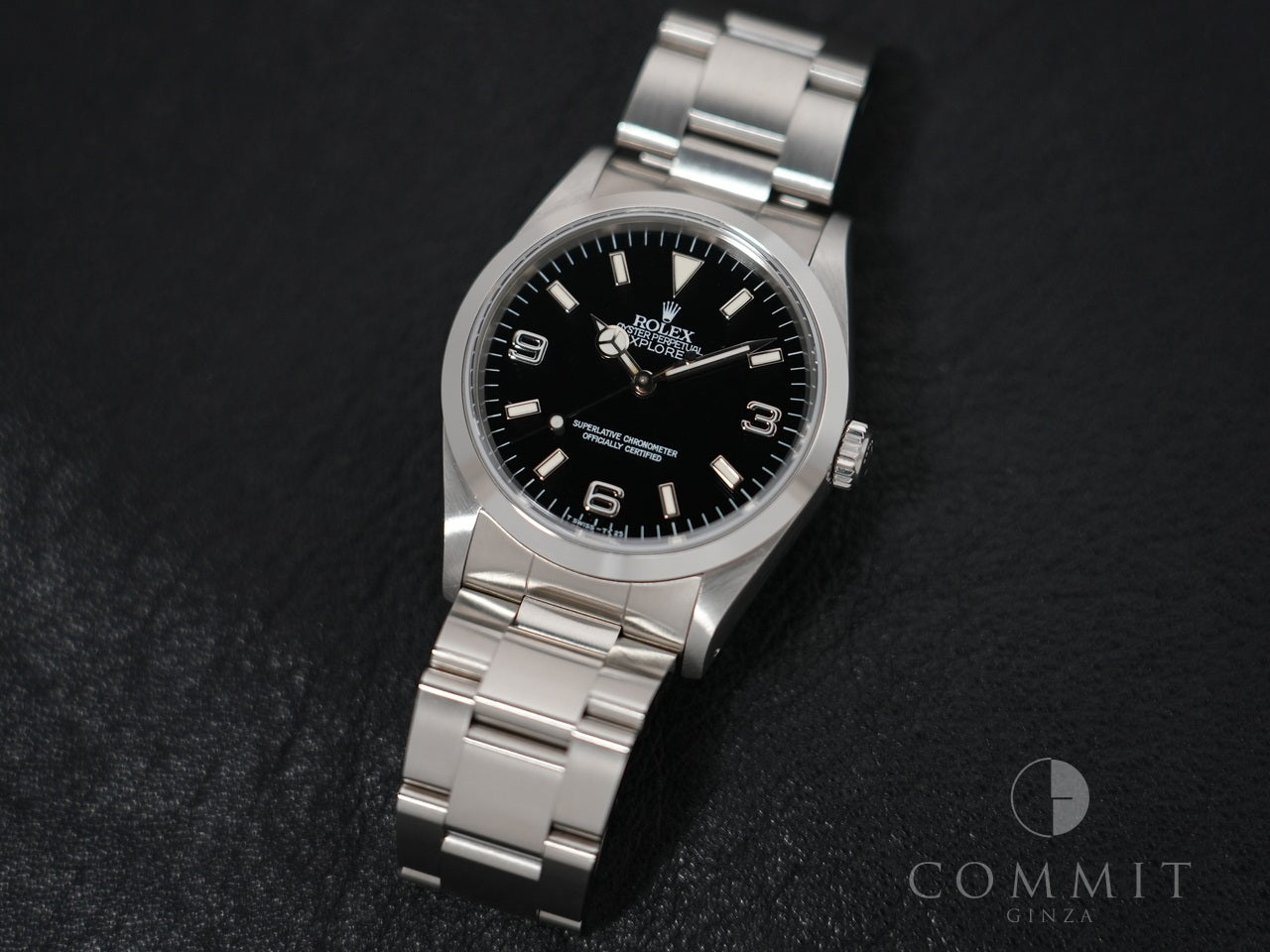 ロレックス エクスプローラーI Ref.14270 ステンレススチール ブラック文字盤 オイスターブレスレット 中古 h9gaxuav