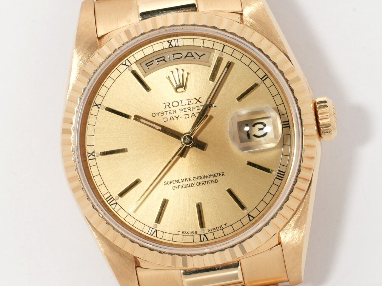 ロレックス デイデイト36 Ref.18238 イエローゴールド シャンパンゴールド文字盤 中古 joaosyad