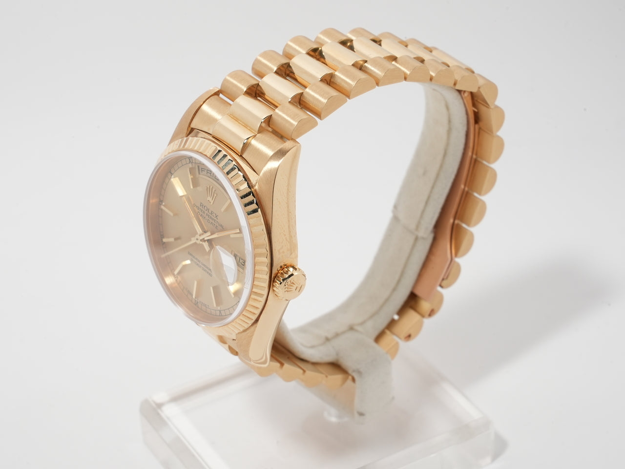ロレックス デイデイト36 Ref.18238 イエローゴールド シャンパンゴールド文字盤 中古 joaosyad