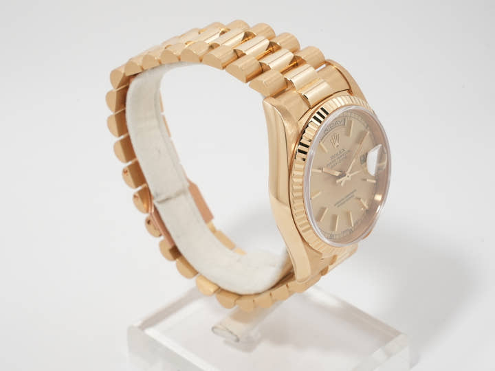 ロレックス デイデイト36 Ref.18238 イエローゴールド シャンパンゴールド文字盤 中古 joaosyad