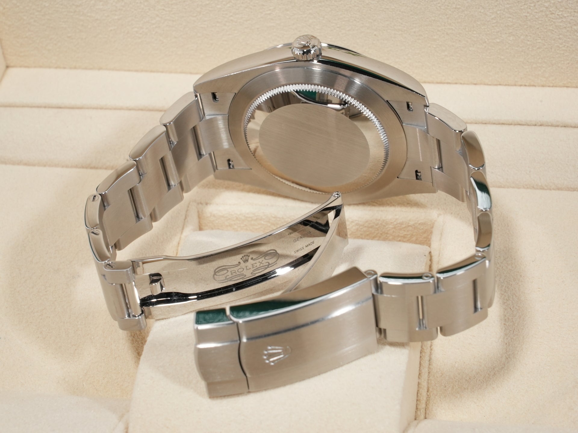 ロレックス オイスターパーペチュアル41 Ref.124300 ステンレススチール ターコイズ文字盤 美品 wycqiz63