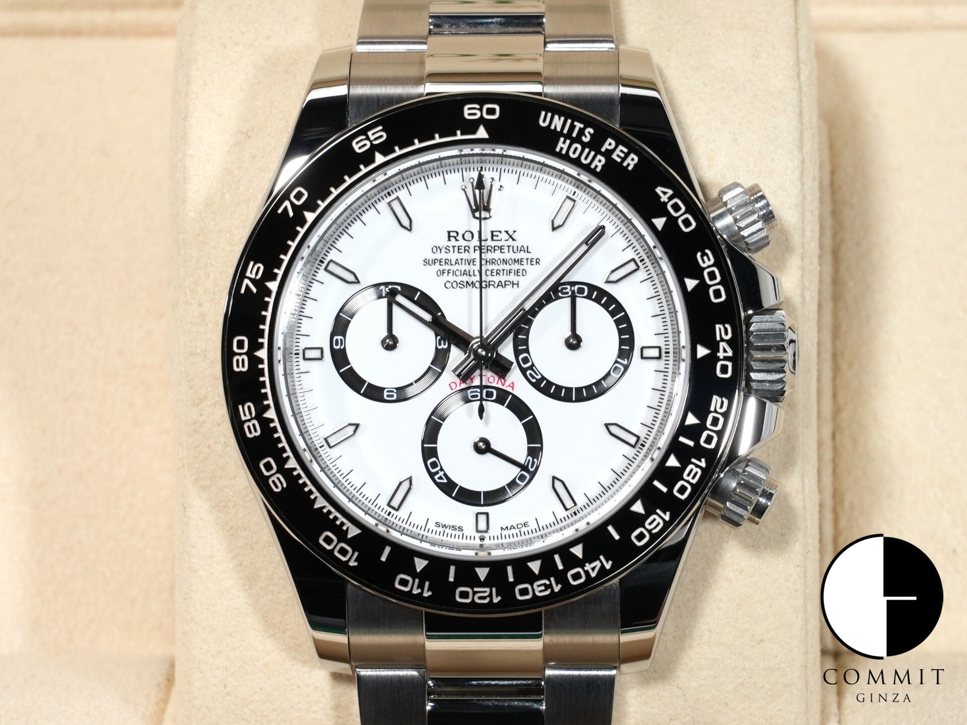 ロレックス デイトナ Ref.126500LN ステンレススチール ホワイト文字盤 極美品 anefxup2