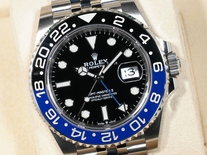 ロレックス GMTマスターII Ref.126710BLNR ステンレススチール ブラック文字盤 ジュビリーブレスレット 未使用 riedg5m2