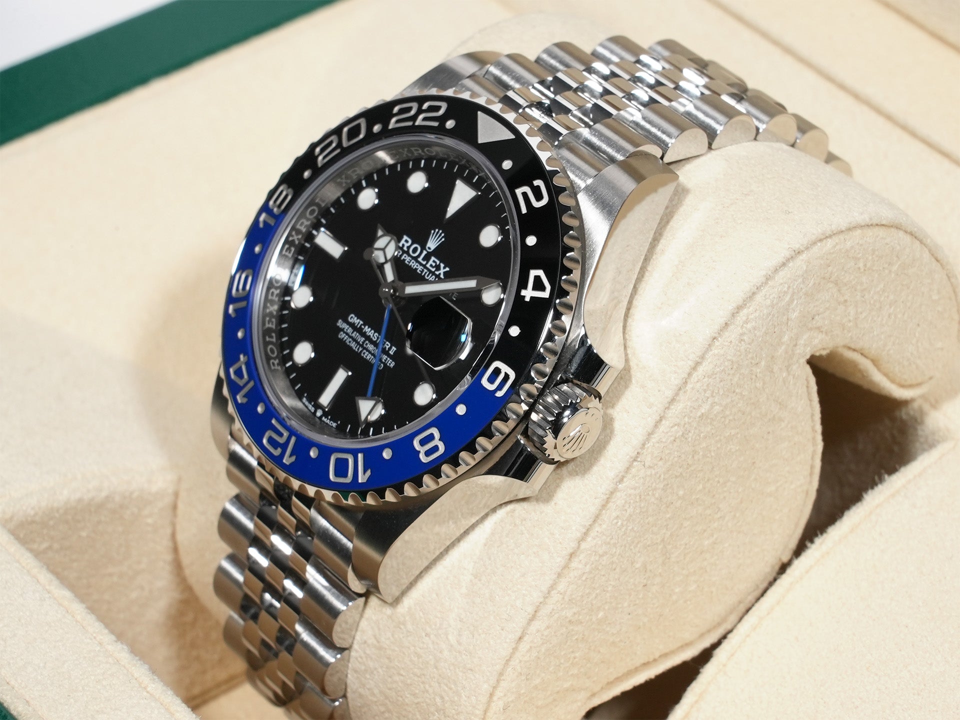 ロレックス GMTマスターII Ref.126710BLNR ステンレススチール ブラック文字盤 ジュビリーブレスレット 未使用 riedg5m2