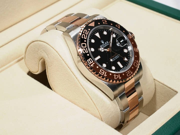 ロレックス GMTマスターII Ref.126711CHNR ステンレススチール/エバーローズゴールド ブラック文字盤 オイスターブレスレット 未使用 9oc3wsw3