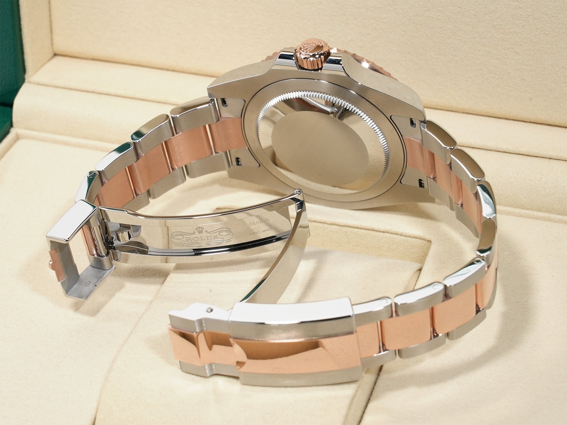 ロレックス GMTマスターII Ref.126711CHNR ステンレススチール/エバーローズゴールド ブラック文字盤 オイスターブレスレット 未使用 9oc3wsw3