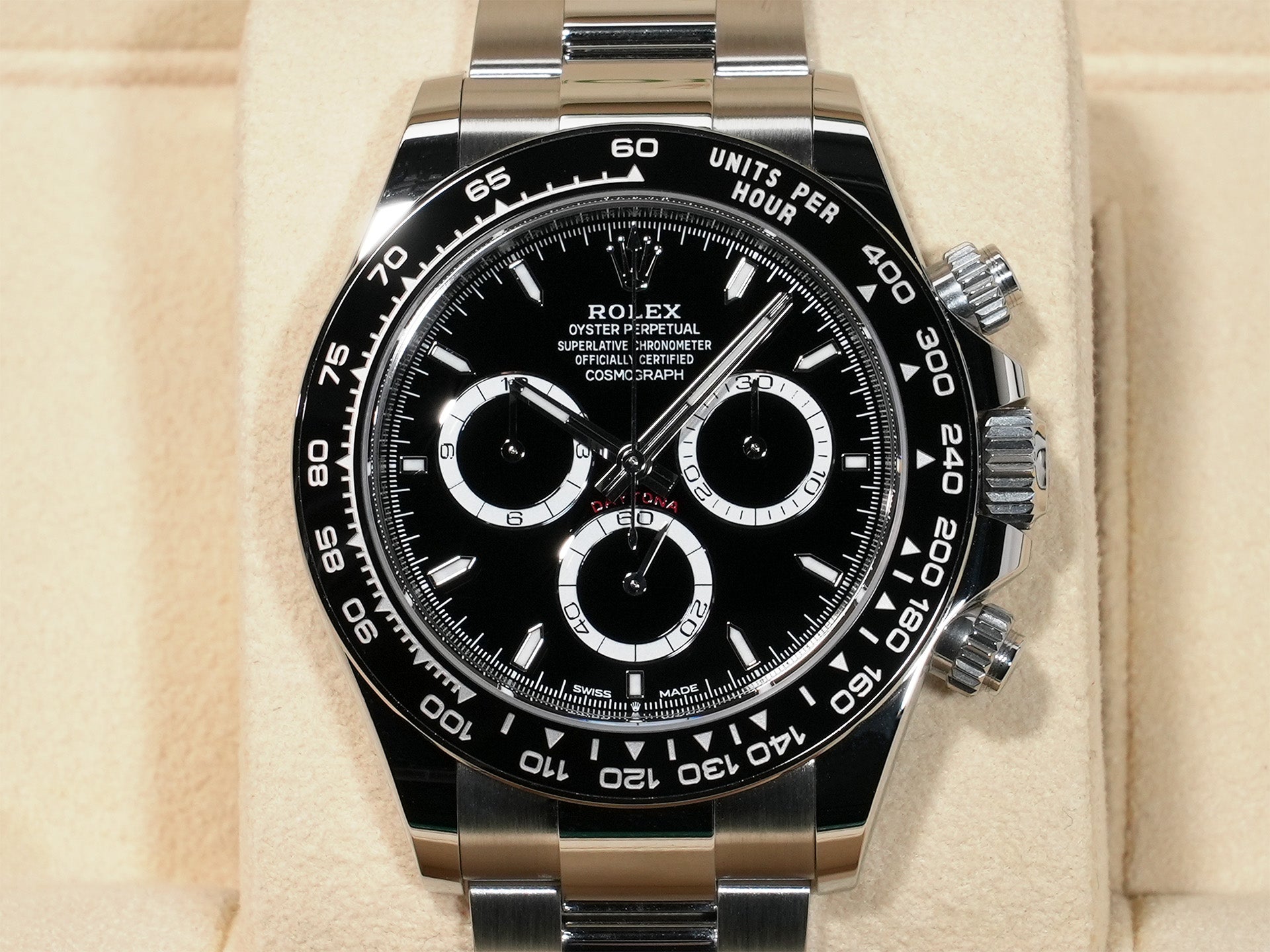 ロレックス デイトナ Ref.126500LN ステンレススチール ブラック文字盤 未使用 ssbrhc8g