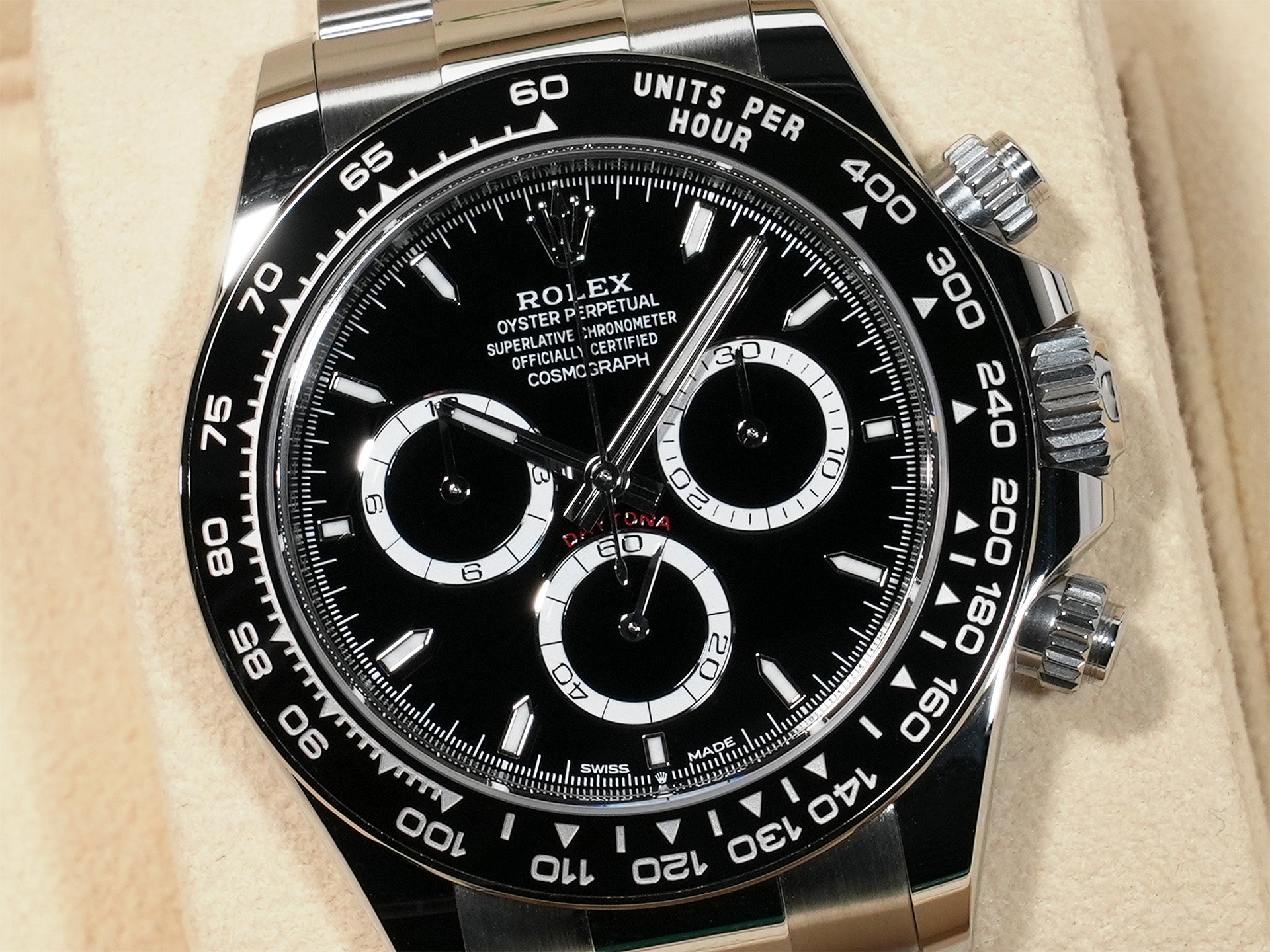 ロレックス デイトナ Ref.126500LN ステンレススチール ブラック文字盤 未使用 ssbrhc8g