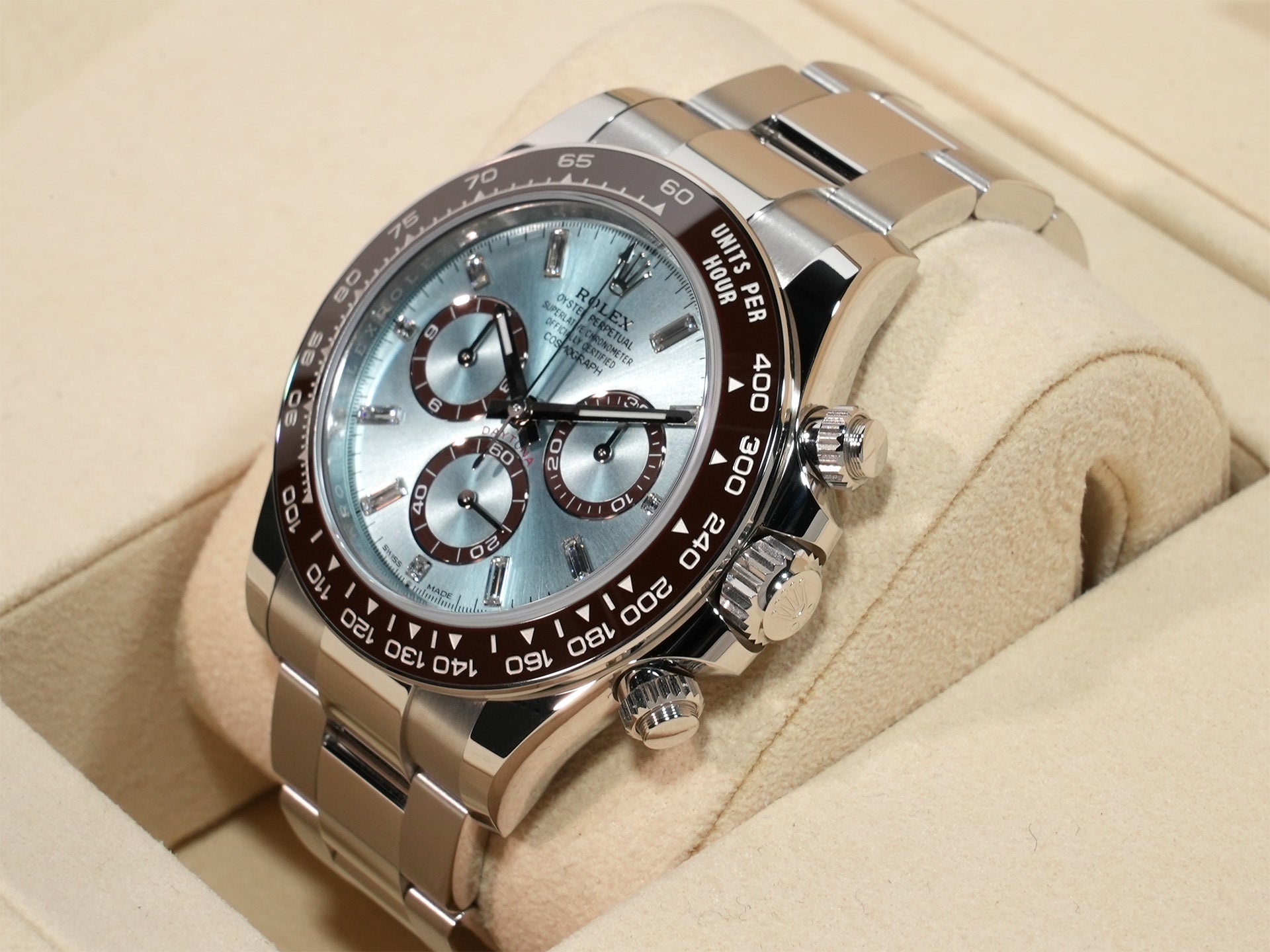 ロレックス デイトナ Ref.126506A プラチナ アイスブルーx11Pダイヤ文字盤 未使用 vwyai47c