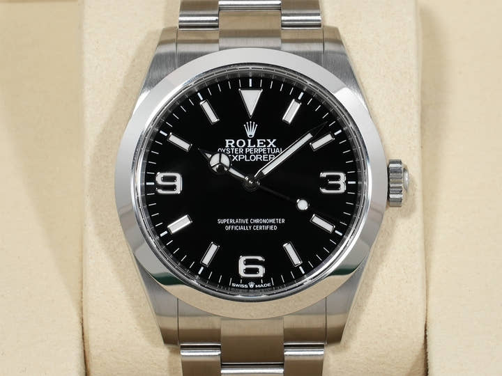 ロレックス エクスプローラー40 Ref.224270 ステンレススチール ブラック文字盤 オイスターブレスレット 未使用 oim277yy