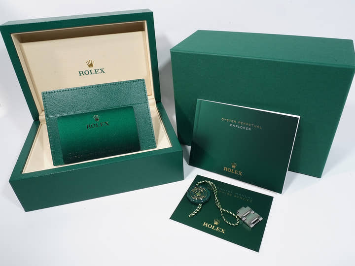 ロレックス エクスプローラー40 Ref.224270 ステンレススチール ブラック文字盤 オイスターブレスレット 未使用 oim277yy