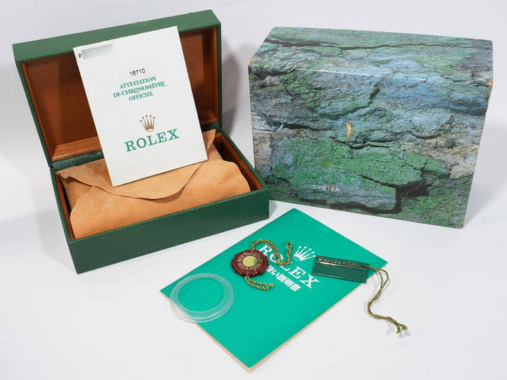 ロレックス GMTマスターII Ref.16710 ステンレススチール ブラック文字盤 オイスターブレスレット デッドストック zxa59r6p