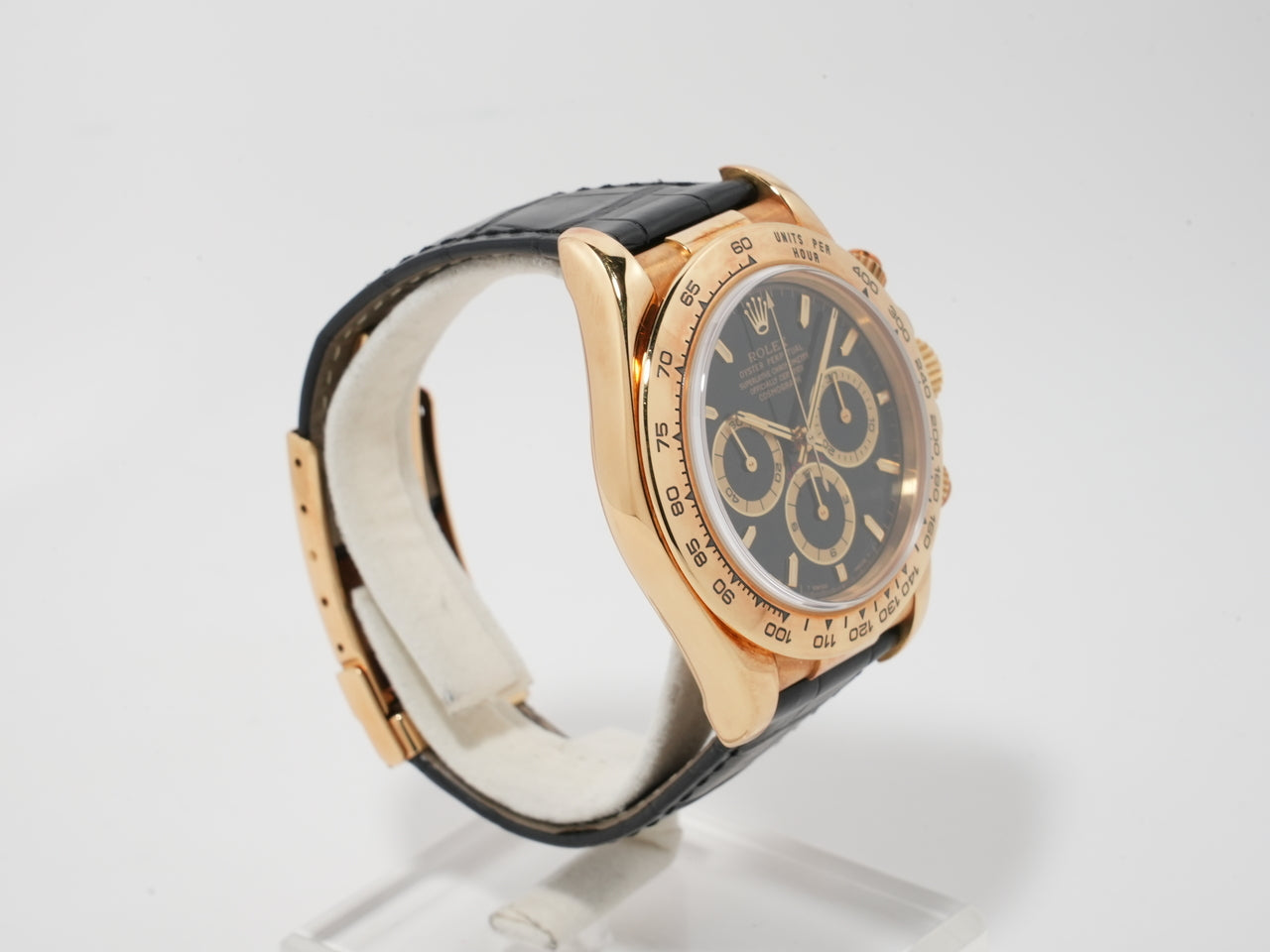 ロレックス デイトナ エルプリメロ Ref.16518 イエローゴールド ブラック文字盤 中古 55gwukq7