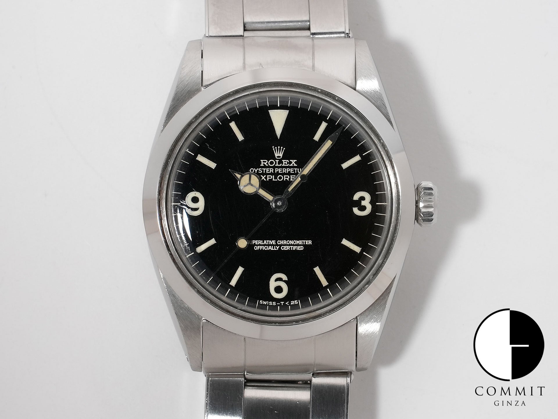 ロレックス エクスプローラーI Ref.1016 ステンレススチール ブラック文字盤 中古 d5po4dfs