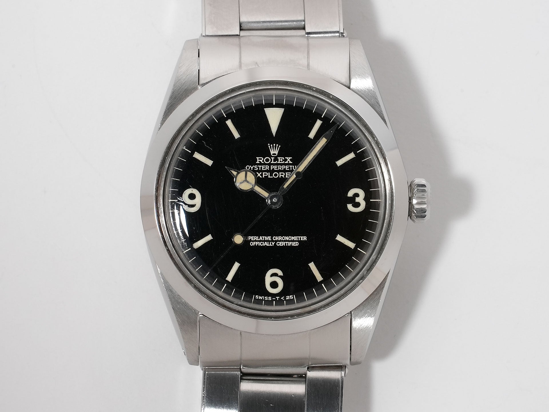 ロレックス エクスプローラーI Ref.1016 ステンレススチール ブラック文字盤 中古 d5po4dfs