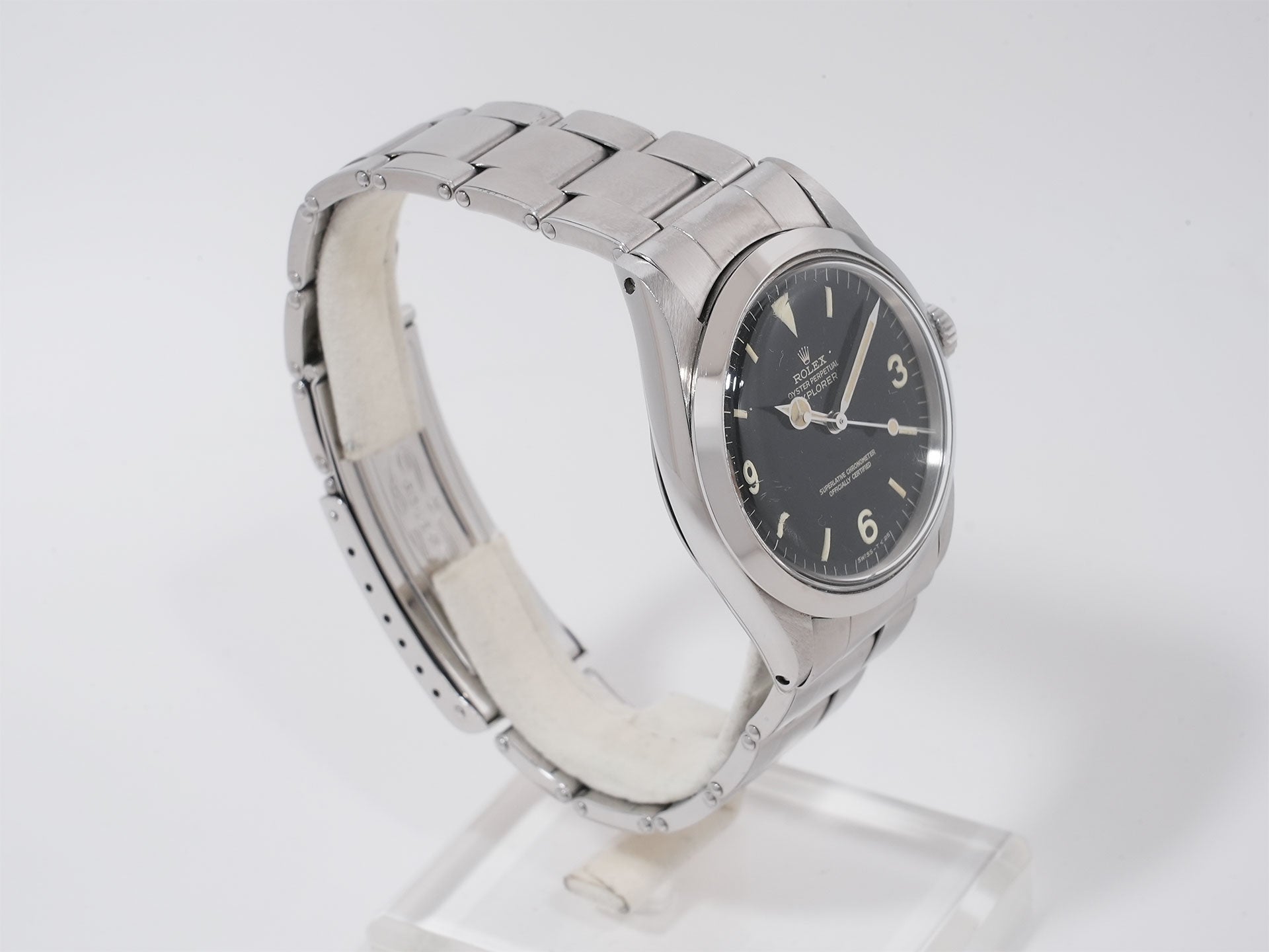 ロレックス エクスプローラーI Ref.1016 ステンレススチール ブラック文字盤 中古 d5po4dfs