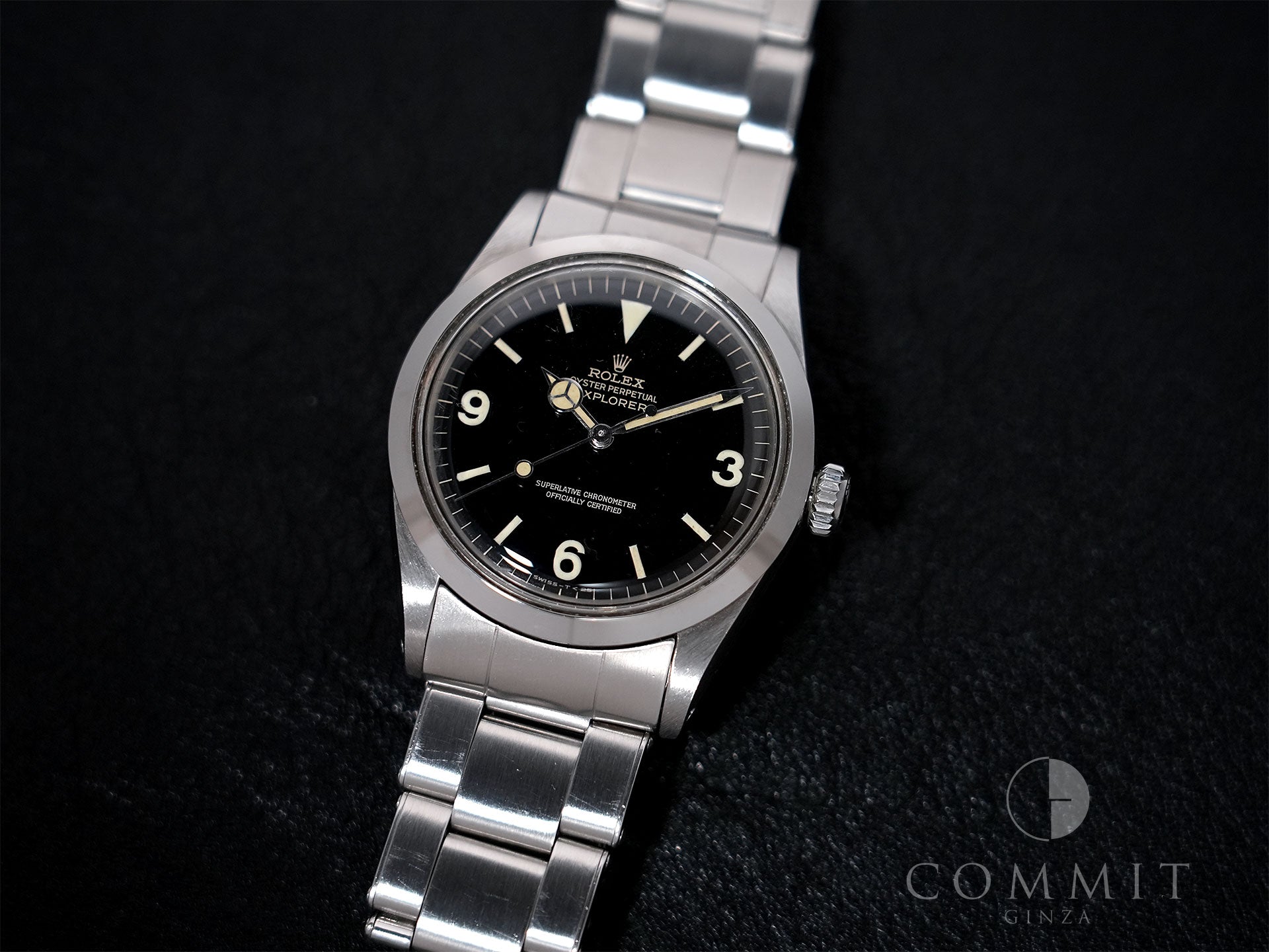 ロレックス エクスプローラーI Ref.1016 ステンレススチール ブラック文字盤 中古 d5po4dfs