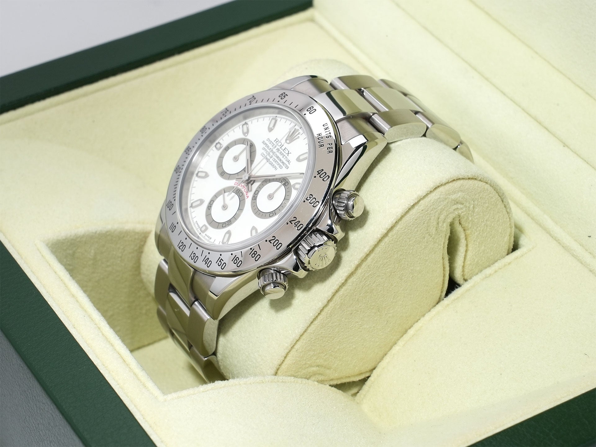 Rolex Daytona Ref. 116520 Stainless Steel Ivory Dial Used ren6ix45
