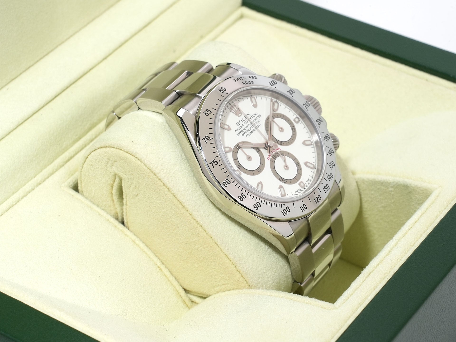 Rolex Daytona Ref. 116520 Stainless Steel Ivory Dial Used ren6ix45