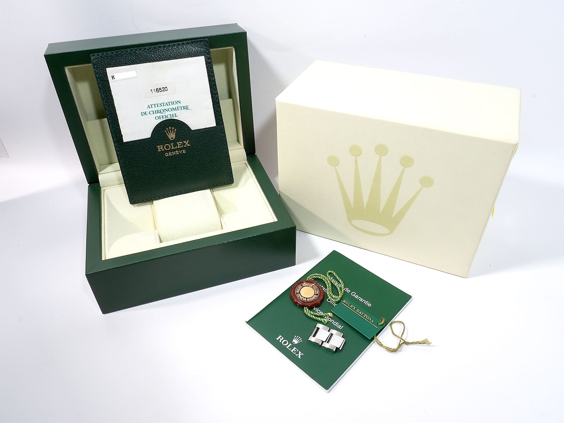 Rolex Daytona Ref. 116520 Stainless Steel Ivory Dial Used ren6ix45