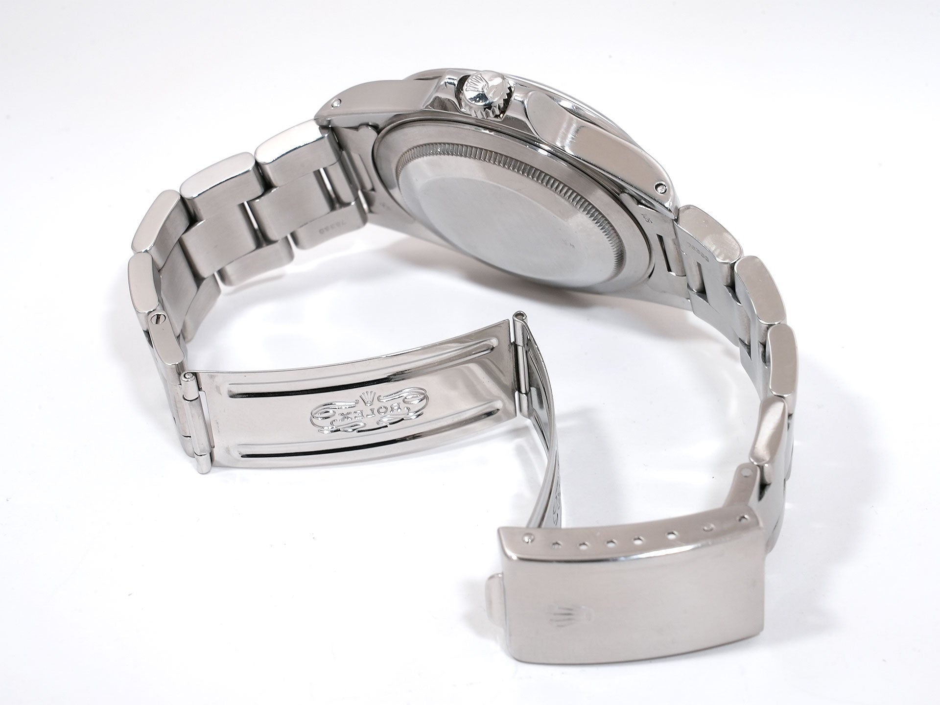 ロレックス エクスプローラーII Ref.16550 ステンレススチール アイボリー文字盤 オイスターブレスレット 中古 7df6agge