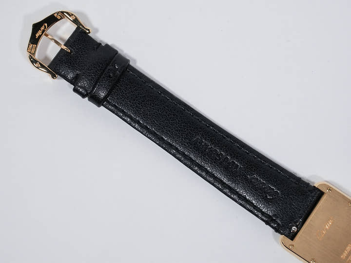 カルティエ タンク ルイ カルティエ SM Ref.WGTA0269 イエローゴールド ブラック×パヴェダイヤ文字盤 美中古 fjwhup5c