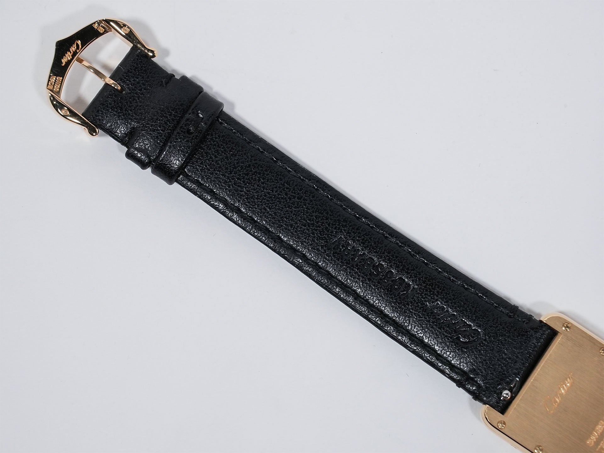 カルティエ タンク ルイ カルティエ SM Ref.WGTA0269 イエローゴールド ブラック×パヴェダイヤ文字盤 美中古 fjwhup5c