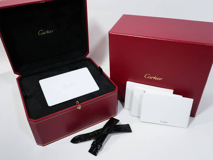 カルティエ タンク ルイ カルティエ SM Ref.WGTA0269 イエローゴールド ブラック×パヴェダイヤ文字盤 美中古 fjwhup5c