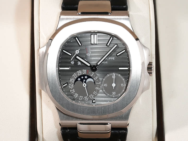パテックフィリップ ノーチラス プチコンプリケーション Ref.5712G-001 ホワイトゴールド スレート文字盤 美中古 7pgqnxi2